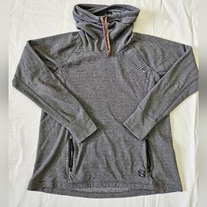 Fleece XXL cowl neck sweater